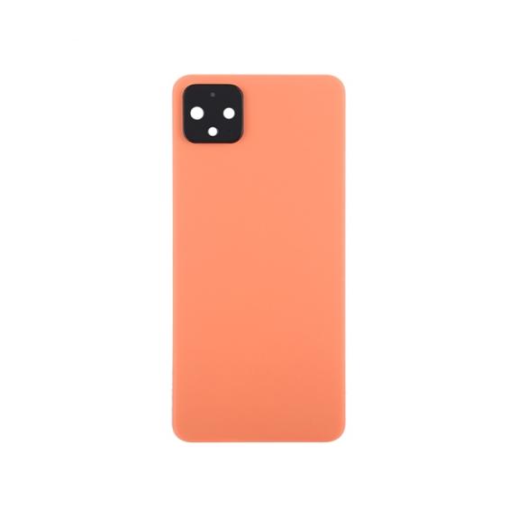 TAPA CUBRE BATERIA CON LENTE PARA GOOGLE PIXEL 4 XL NARANJA