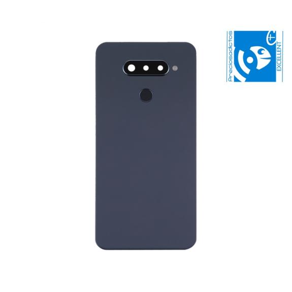 TAPA TRASERA CUBRE BATERIA CON LENTE PARA LG Q70 NEGRO