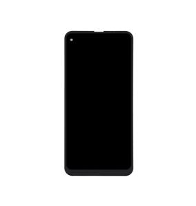 Tactile LCD screen full for LG Q70 black without frame