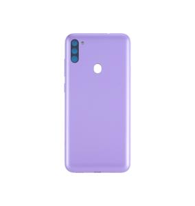 Tapa para Samsung Galaxy M11 con embellecedor morado