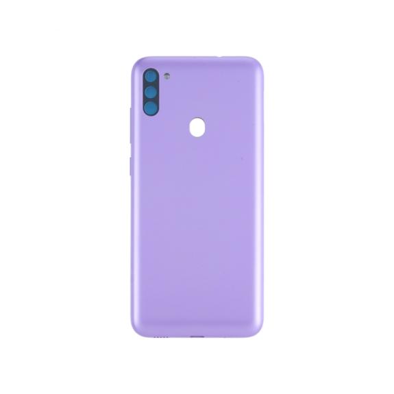 Tapa para Samsung Galaxy M11 con embellecedor morado