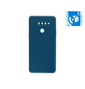 TAPA CUBRE BATERIA CON LENTE Y ADHESIVO PARA LG K50S AZUL