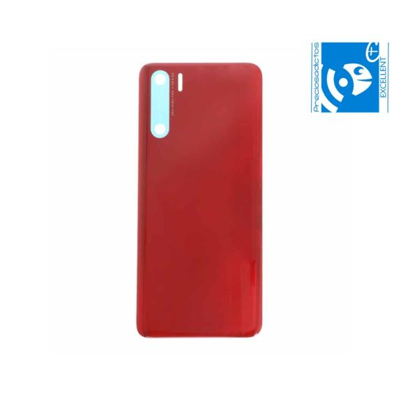 TAPA TRASERA CUBRE BATERIA CON ADHESIVO PARA OPPO A91 ROJO