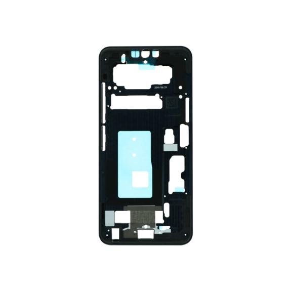 MARCO FRONTAL CHASIS CUERPO CENTRAL PARA LG G8 THINQ NEGRO