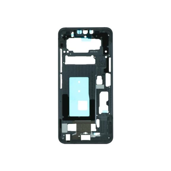 MARCO FRONTAL CHASIS CUERPO CENTRAL PARA LG G8 THINQ PLATA
