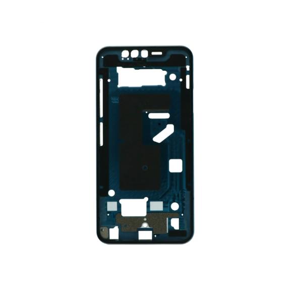 MARCO FRONTAL CHASIS CUERPO CENTRAL PARA LG G8S THINQ AZUL