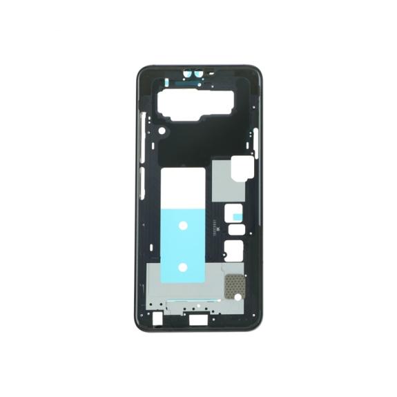 MARCO FRONTAL CHASIS CUERPO CENTRAL PARA LG V40 THINQ NEGRO