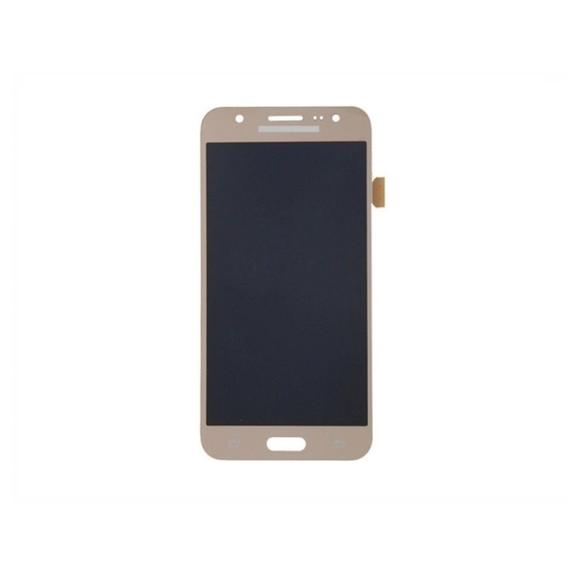 Pantalla para Samsung Galaxy J5 2015 dorado sin marco