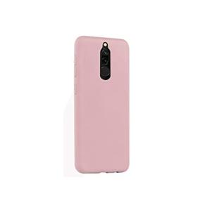 FUNDA DE SILICONA SUAVE COLOR ROSA CLARO PARA XIAOMI REDMI 8