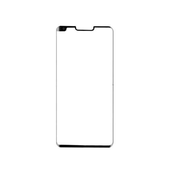 PROTECTOR DE PANTALLA CRISTAL TEMPLADO 3D NEGRO PARA LG G8 THINQ