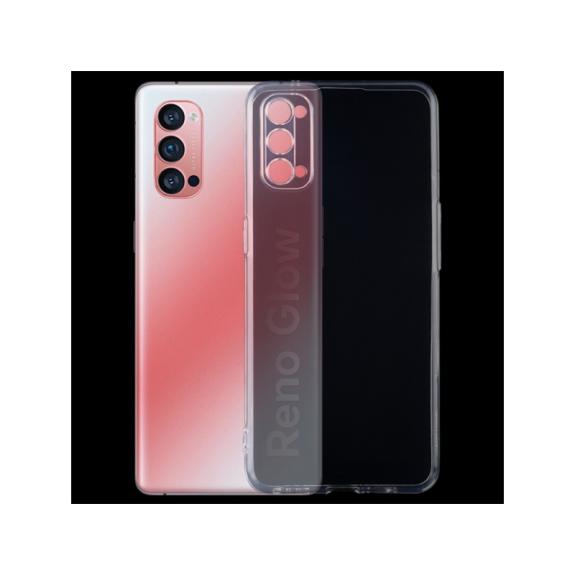 FUNDA PROTECTORA GEL TPU PARA OPPO RENO4 5G TRANSPARENTE