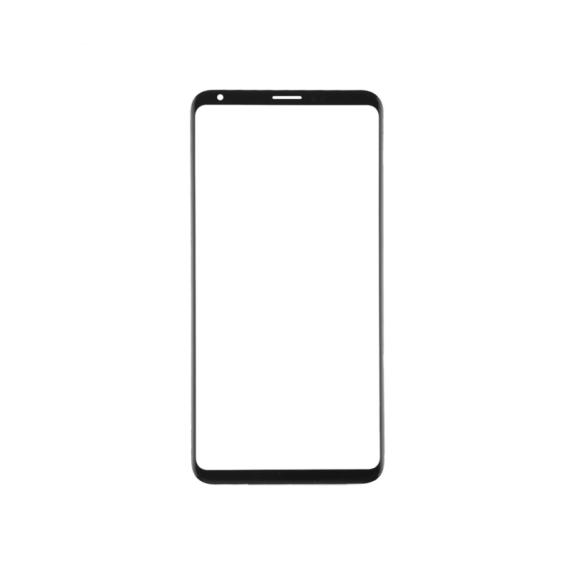 CRISTAL FRONTAL DE PANTALLA PARA LG V30 NEGRO