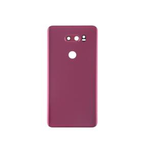 TAPA TRASERA CUBRE BATERIA CON LENTE PARA LG V30 ROJO