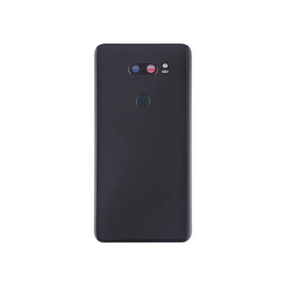 TAPA TRASERA CON LENTE Y SENSOR FINGERPRINT PARA LG V30 NEGRO