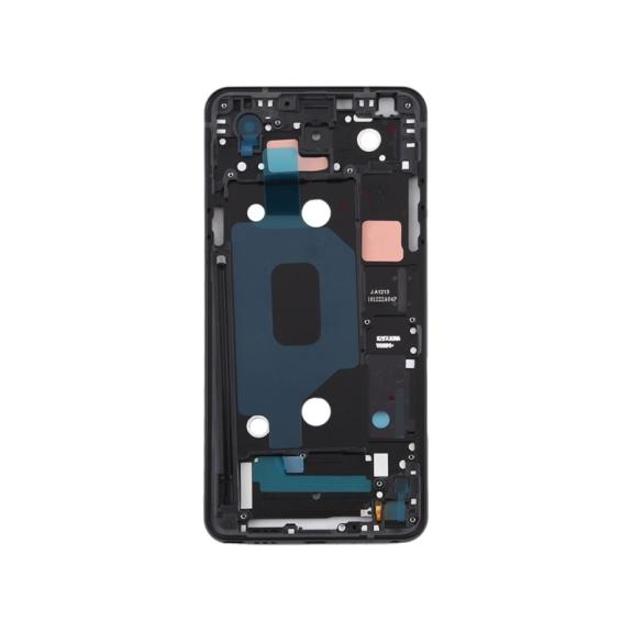 MARCO FRONTAL CHASIS CUERPO CENTRAL PARA LG Q STYLO 4 NEGRO