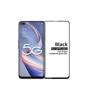 PROTECTOR DE PANTALLA CRISTAL TEMPLADO 2.5D NEGRO PARA OPPO A92S