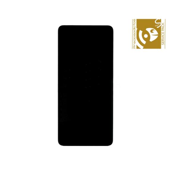 Pantalla SERVICE PACK para Samsung Galaxy M51 con marco negro