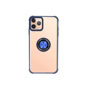 Blue gel anti-collave + magnet and ring for iPhone 12 / Pro