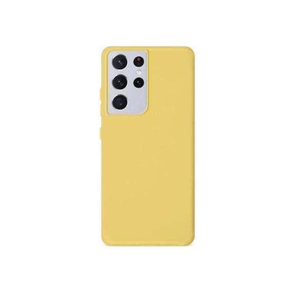 FUNDA SUAVE AMARILLO PARA SAMSUNG S21 ULTRA/S30 ULTRA