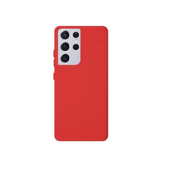 FUNDA SUAVE ROJO+CAMARA PARA SAMSUNG GALAXY S21 ULTRA /S30 ULTRA