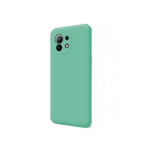 FUNDA DE SILICONA SUAVE TURQUESA CON CAMARA 3D PARA XIAOMI MI11