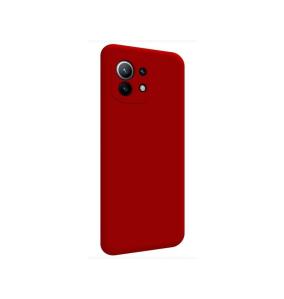 FUNDA DE SILICONA SUAVE ROJO CON CAMARA 3D PARA XIAOMI MI11