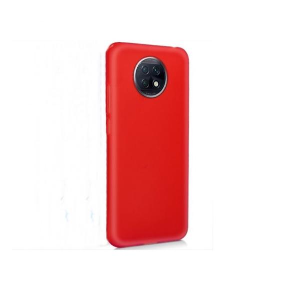 FUNDA CARCASA DE SILICONA SUAVE ROJO PARA XIAOMI REDMI NOTE 9T