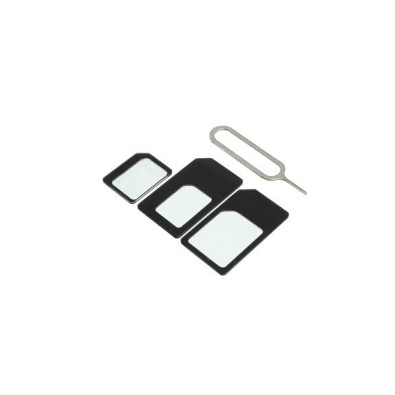 Adaptadores de Tarjeta SIM + Pincho Extractor de Tarjeta SIM