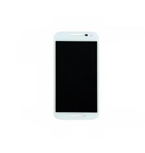 PANTALLA TACTIL COMPLETA PARA MOTOROLA G3  BLANCO SIN MARCO