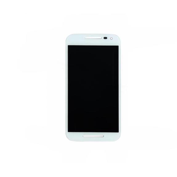 PANTALLA TACTIL COMPLETA PARA MOTOROLA G3  BLANCO SIN MARCO