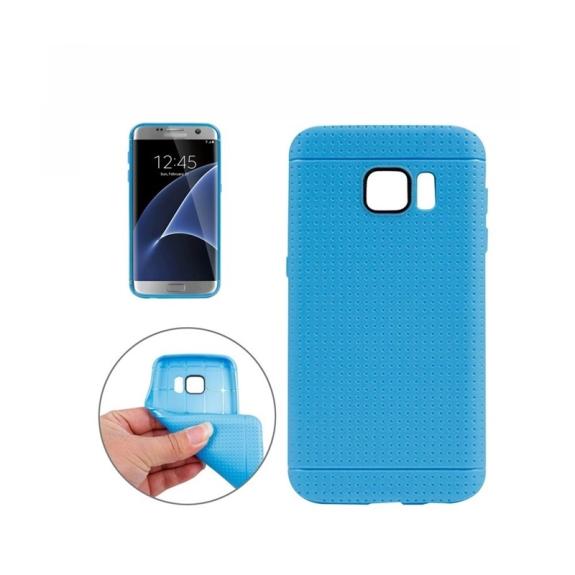 Funda TPU para Samsung Galaxy S7 Edge azul