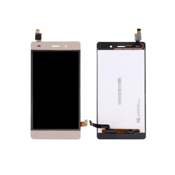 Pantalla para Huawei P8 Lite dorado sin marco