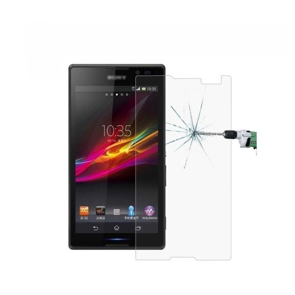 PROTECTOR PANTALLA CRISTAL TEMPLADO PARA SONY XPERIA C