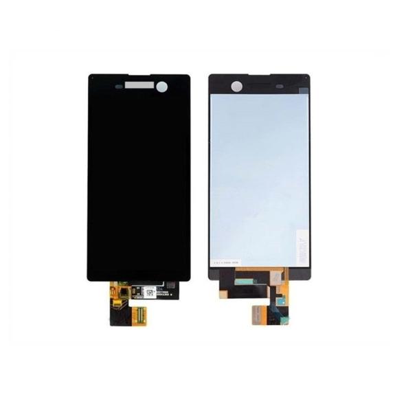 PANTALLA TACTIL LCD COMPLETA PARA SONY XPERIA M5 NEGRO SIN MARCO