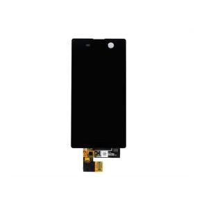 Tactile LCD screen full for Sony Xperia M5 black without frame