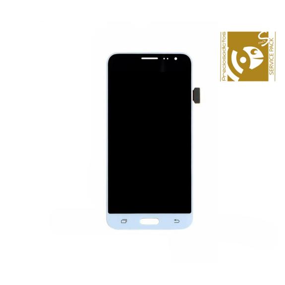 Pantalla para Samsung Galaxy J3 2016 blanco SERVICE PACK