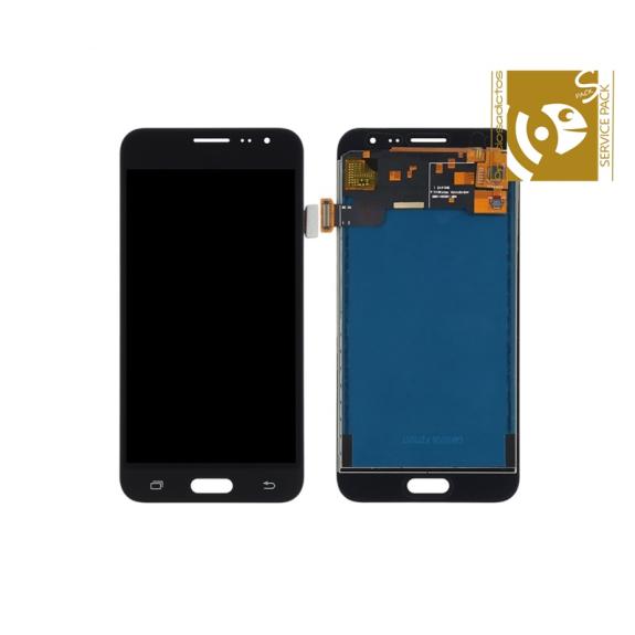 Pantalla para Samsung Galaxy J3 2016 negro SERVICE PACK