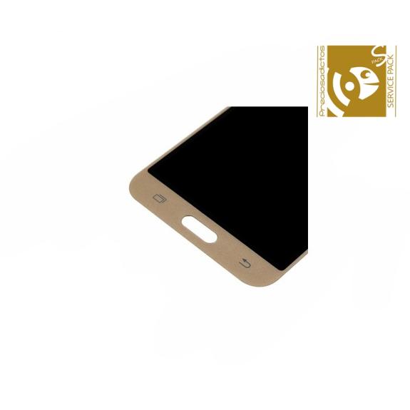 Pantalla para Samsung Galaxy J3 2016 dorado SERVICE PACK