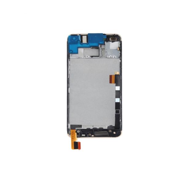 PANTALLA TACTIL LCD COMPLETA PARA HTC ONE M7 DORADO CON MARCO