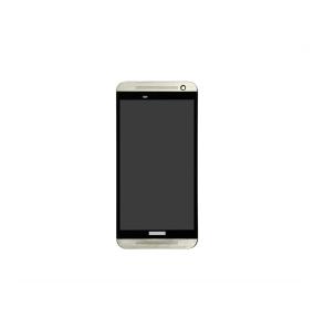 PANTALLA TACTIL LCD  COMPLETA PARA HTC ONE  E9 DORADO CON MARCO