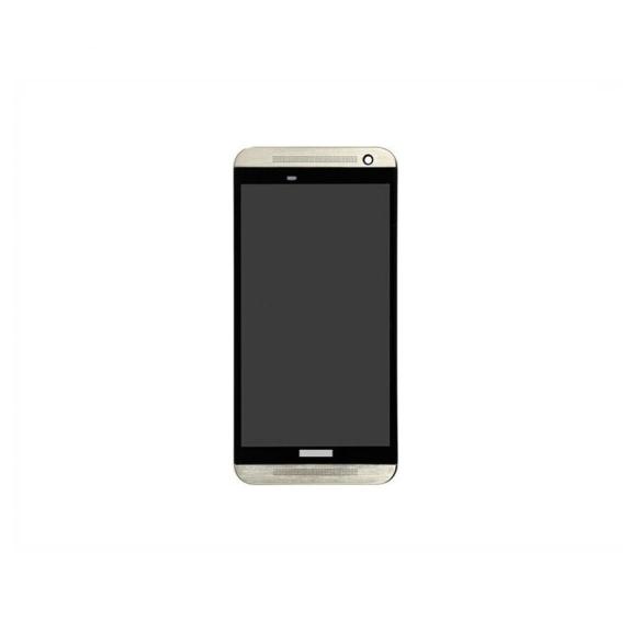 PANTALLA TACTIL LCD  COMPLETA PARA HTC ONE  E9 DORADO CON MARCO