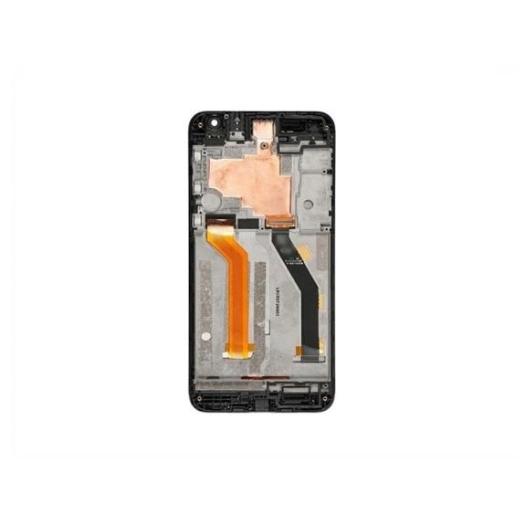 PANTALLA TACTIL LCD  COMPLETA PARA HTC ONE E9 PLATEADO CON MARCO