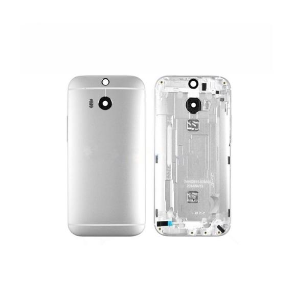 CHASIS CUERPO CENTRAL PARA HTC ONE M8 / M8S PLATEADO