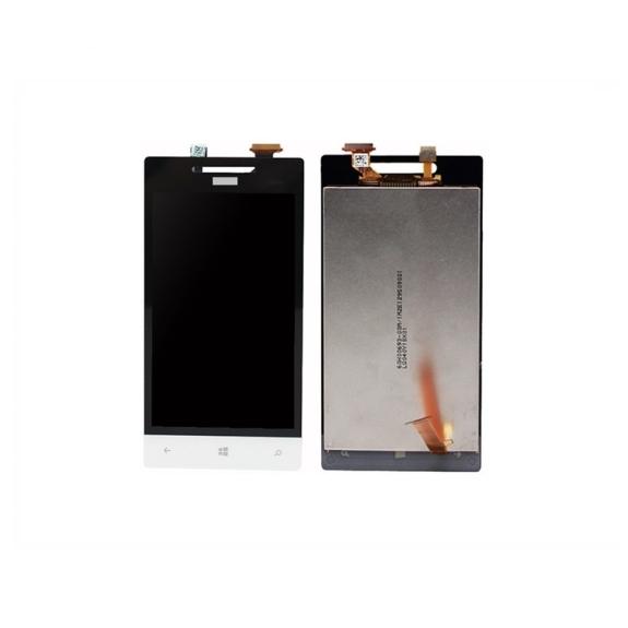 PANTALLA TACTIL LCD COMPLETA  PARA HTC 8S BLANCO SIN MARCO