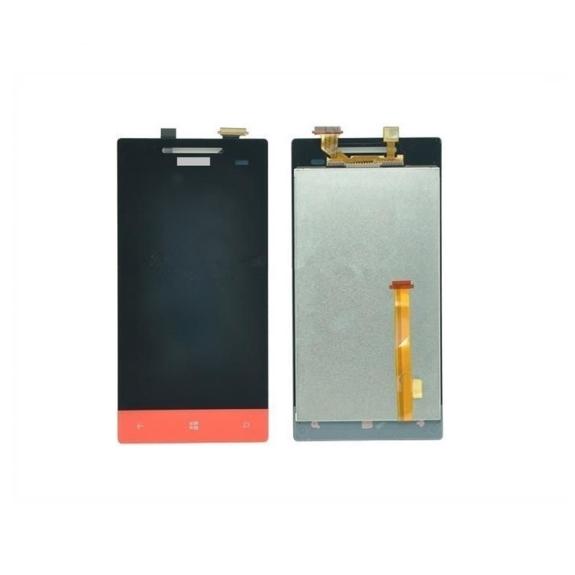 PANTALLA TACTIL LCD COMPLETA  PARA HTC 8S ROJO SIN MARCO