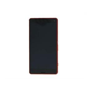 PANTALLA CON MARCO COMPLETA PARA SONY XPERIA Z3 COMPACT ROJO