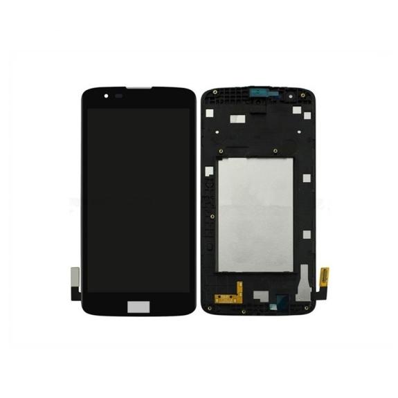 PANTALLA LCD COMPLETA PARA LG K7  TRIBUTE 5  NEGRO CON MARCO