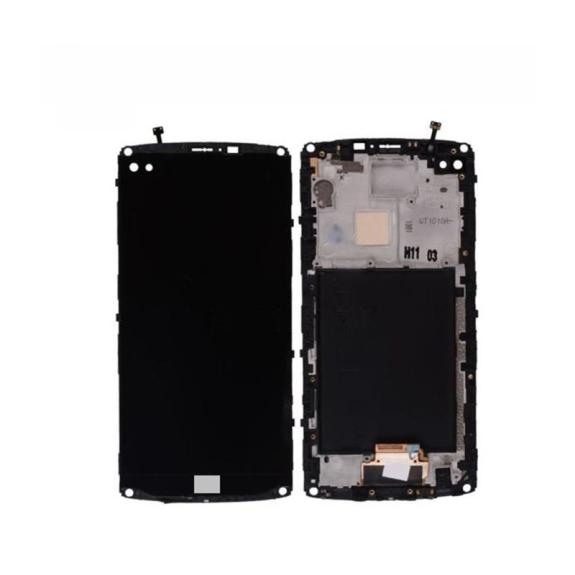 PANTALLA TACTIL LCD  COMPLETA PARA LG V10 NEGRO CON MARCO