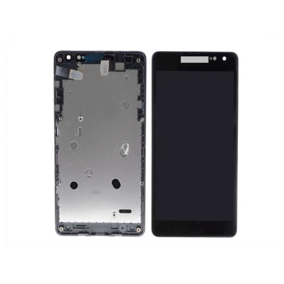 PANTALLA LCD TÁCTIL PARA MICROSOFT LUMIA 535 NEGRO CON MARCO