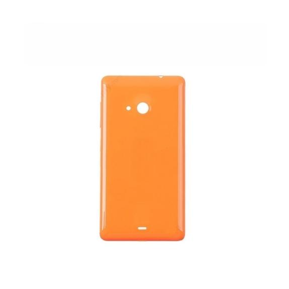 TAPA TRASERA  CUBRE BATERIA PARA LUMIA 535 NARANJA